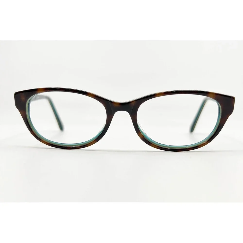 AV Studio Eyeglass Frames Womens Tortoise Green Cat Eye AV52S 50-17-135